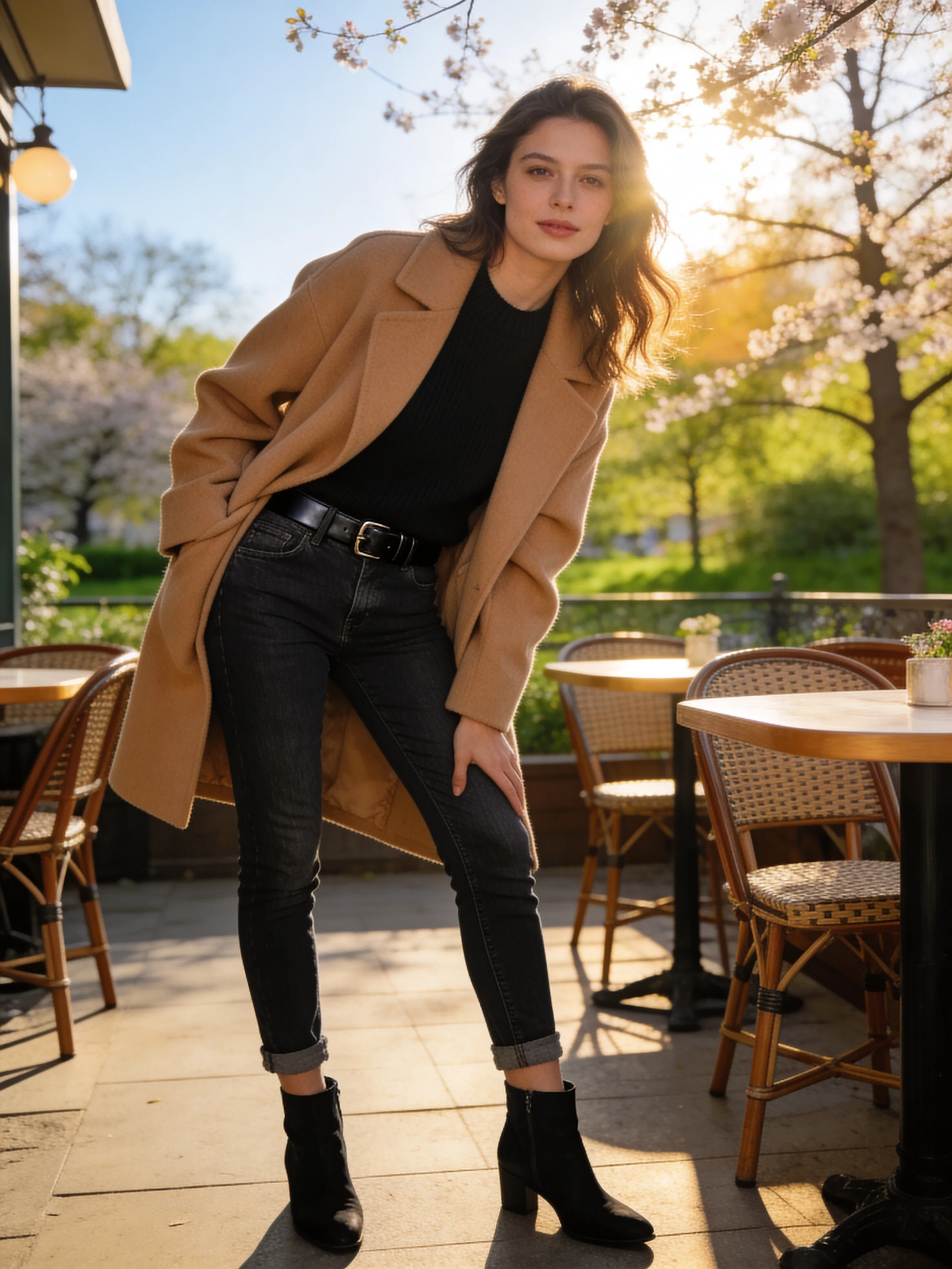 Camel Indigo and Belt